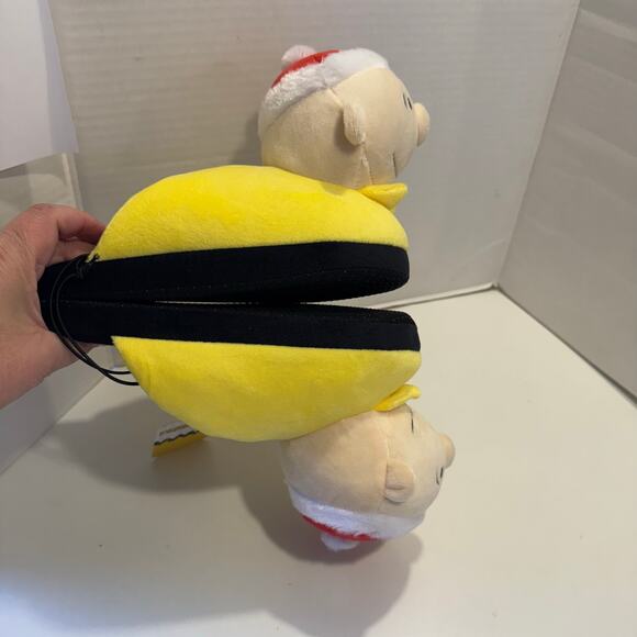 Peanuts Christmas Charlie Brown slippers slides slip on Holiday gift men’s 11/12 - Picture 6 of 11